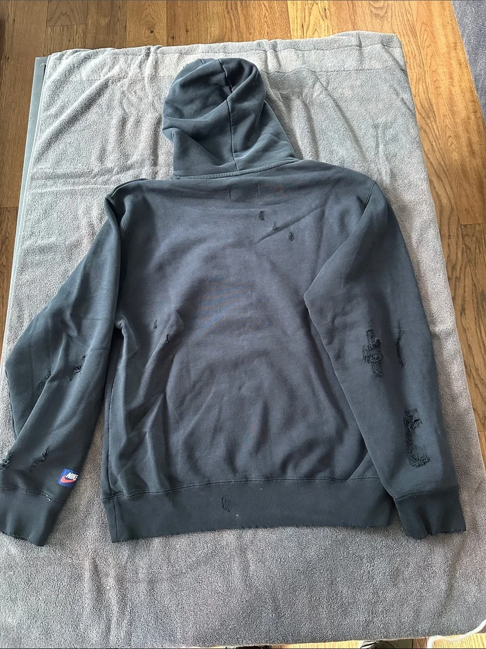 Jordan Rare Air distressed fleece hoodie